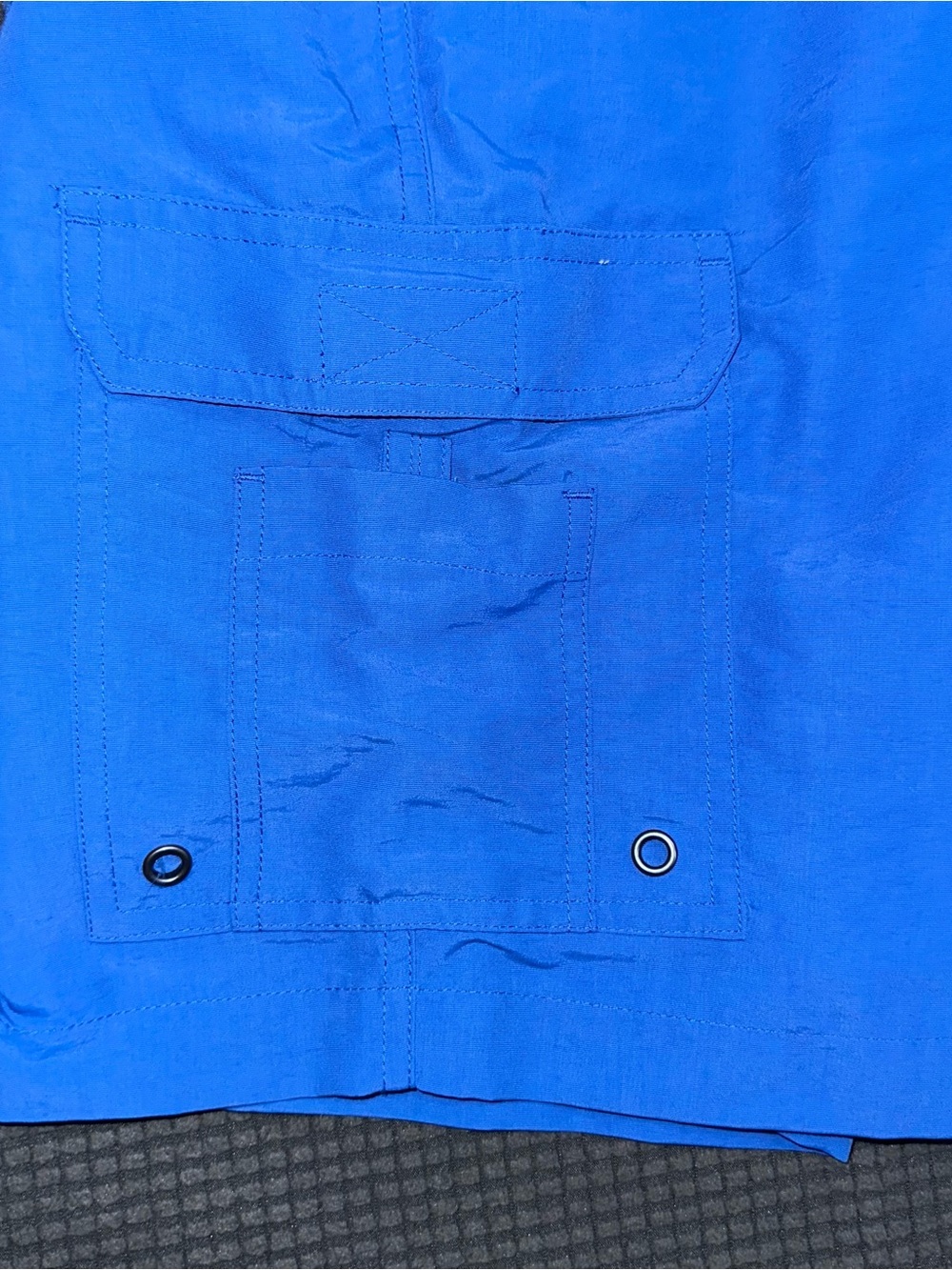 Reel Legends Blue Fishing Shorts Mens XL Cargo Hybrid Beach Shorts - Picture 5 of 8